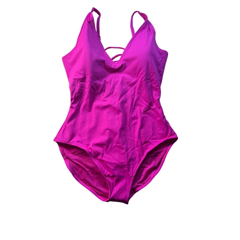 TA3 TA304 S Shapewear Swimsuit Fuchsia XL Short Built-in Support